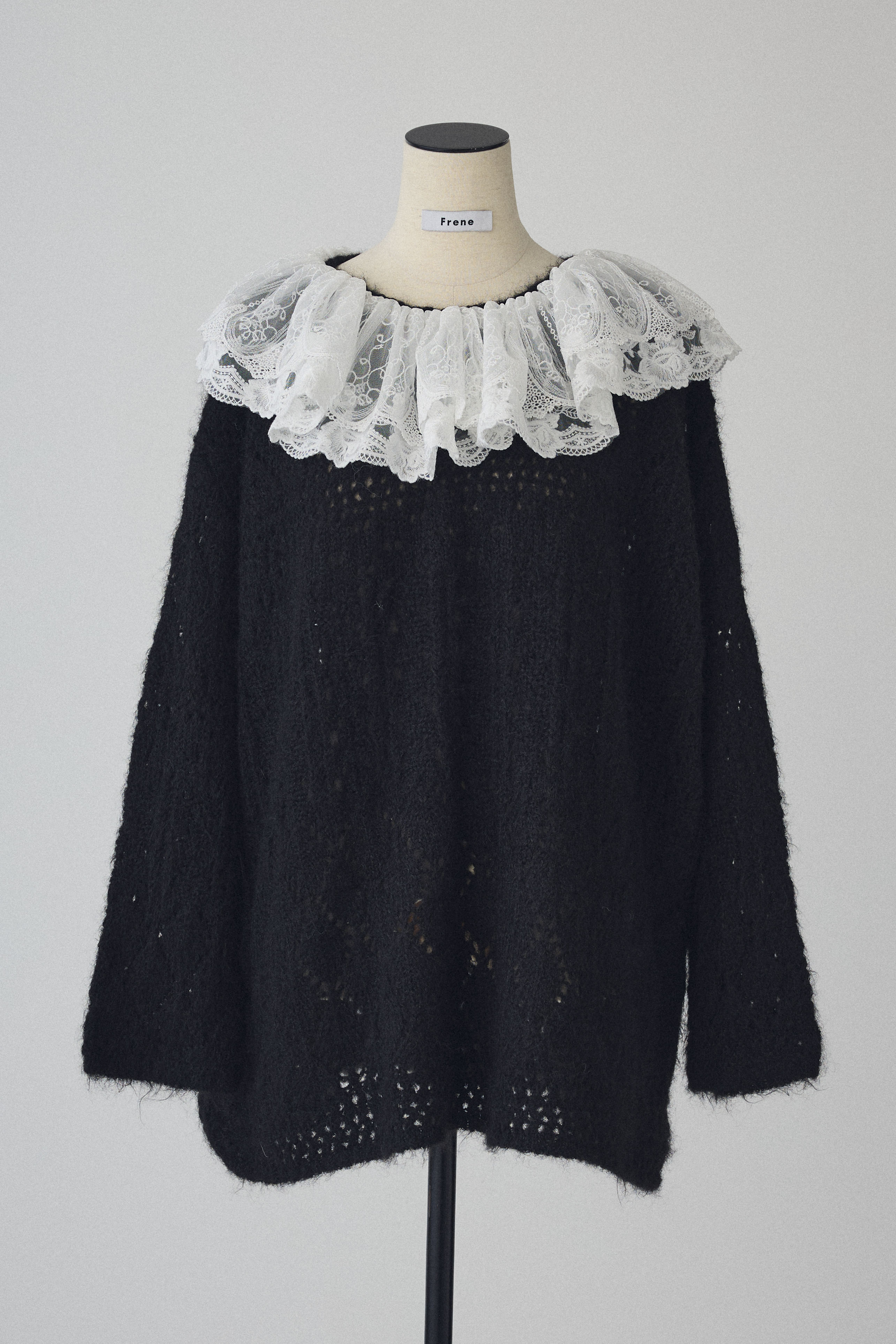 予約]ダブルレースカラードッキングニット – Frene