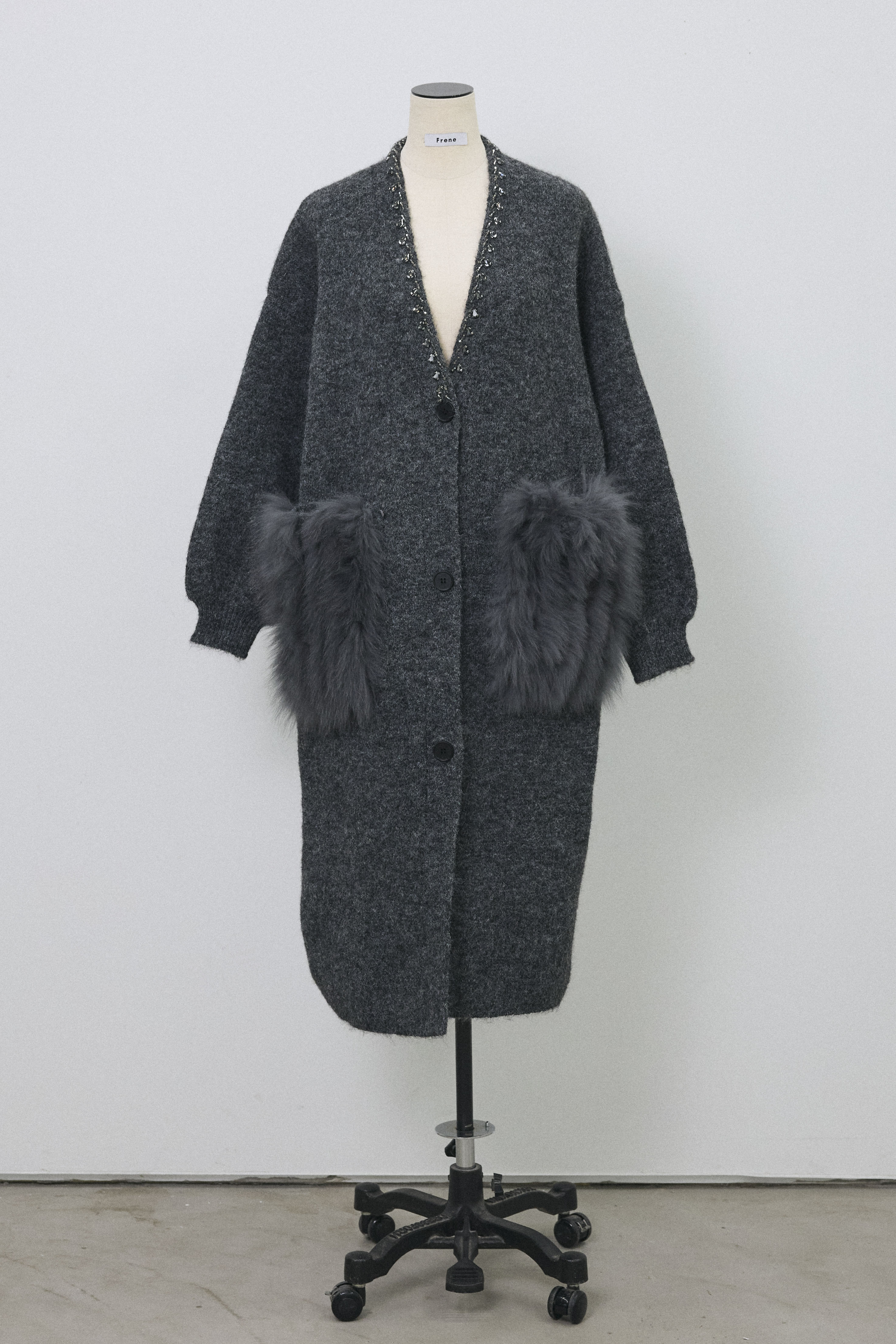 ポケットファーロングカーデアンサンブル♡♡ ポケットファーロング  