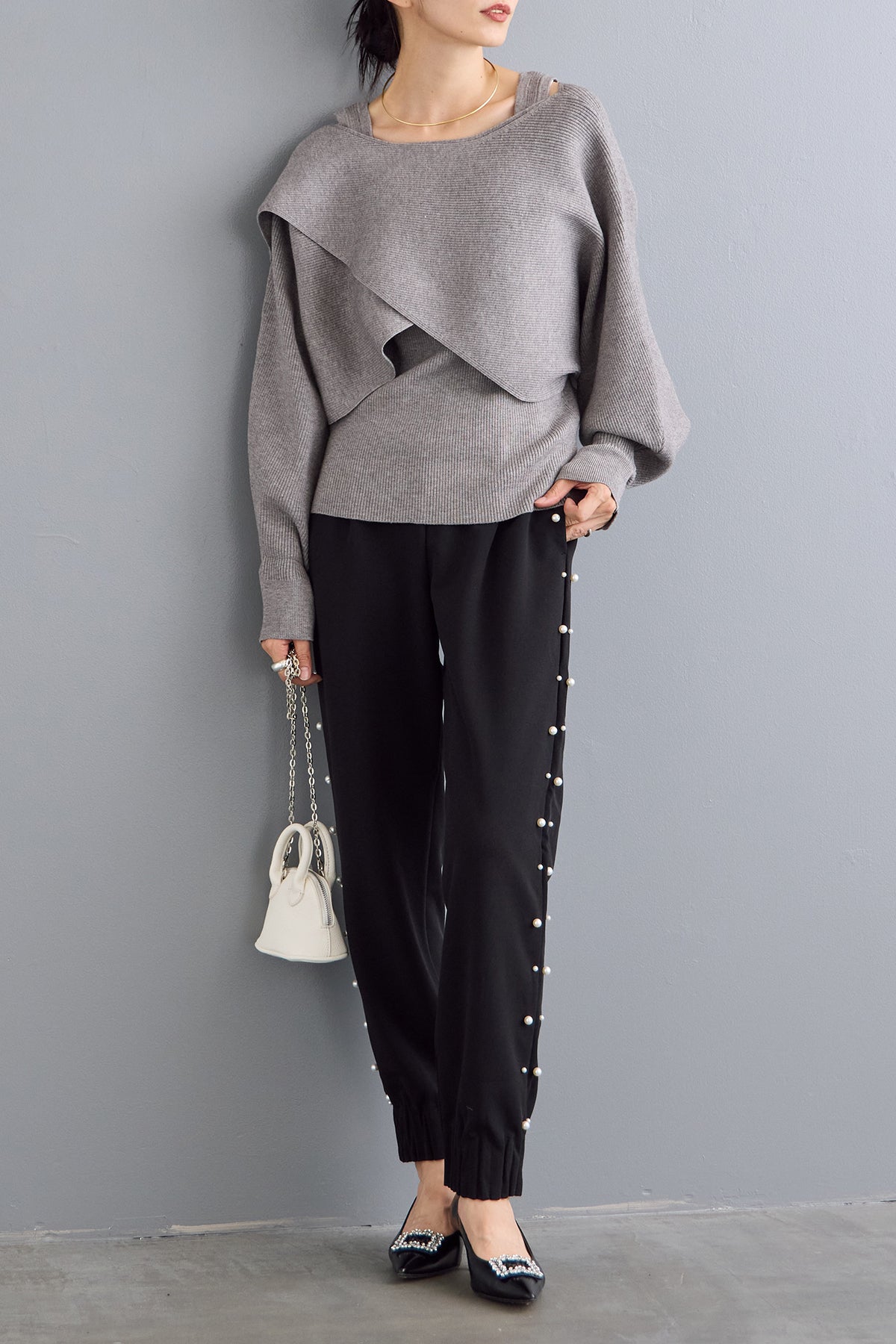 Frene アシメケープタンクニットセット frene_250902_1003_fc4e08e9-