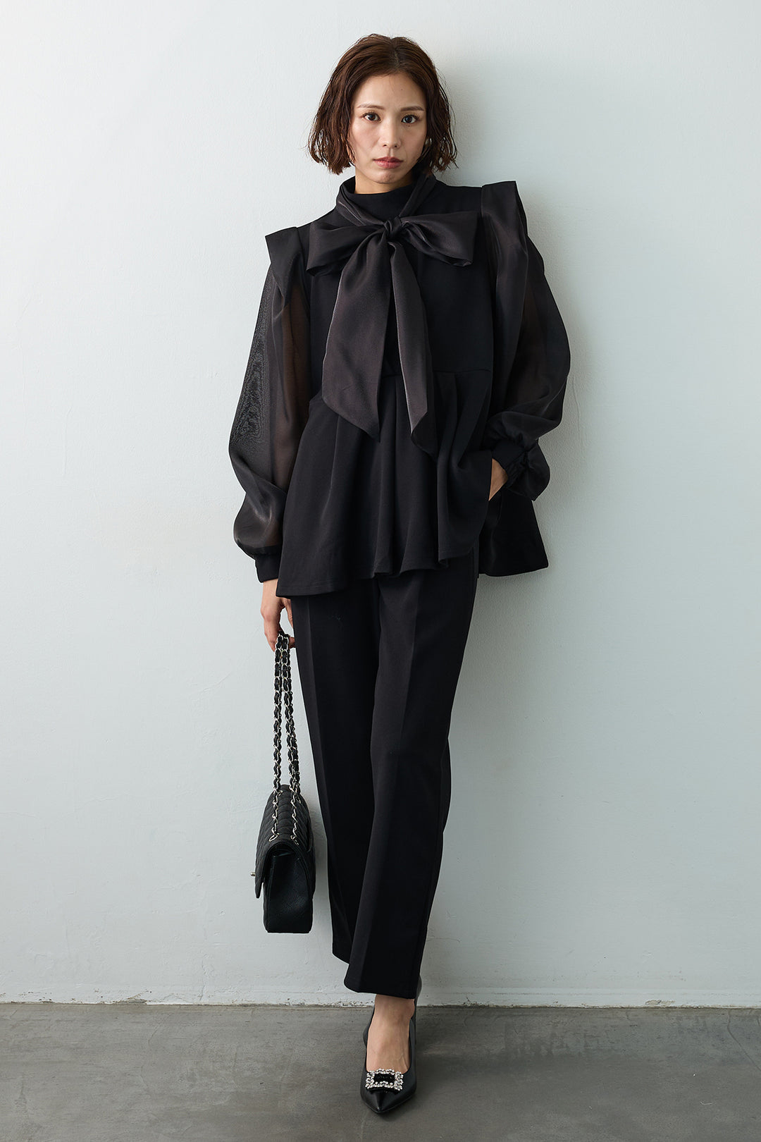 [予約]スリムテーパードパンツ