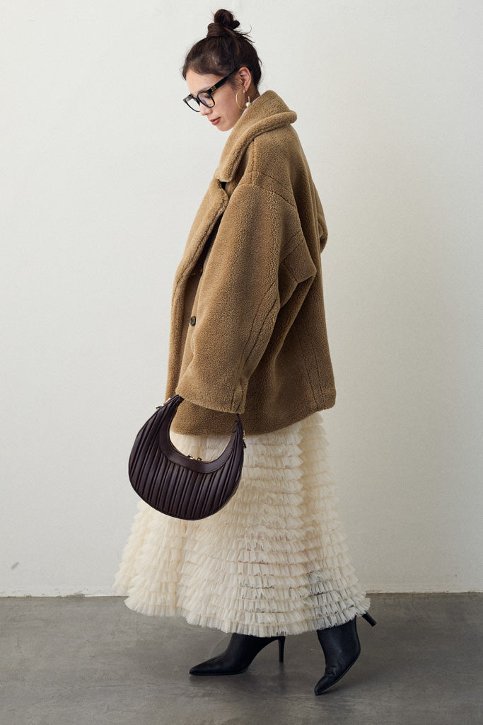 [予約]テディボアミディ丈コート