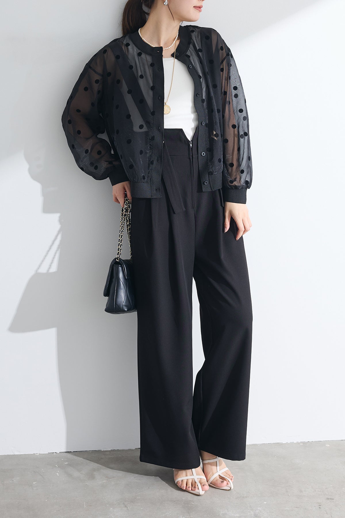 ZIP UP VELVET BLOUSON ‐Silk / Rayon‐ | SEVEN BY SEVEN