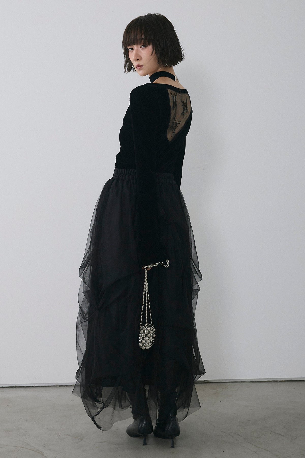 【2回着用】シャンタルトーマス　超レア セットアップ フリルレース 2回着用】シャンタルトーマス 超レア セットアップ フリルレース