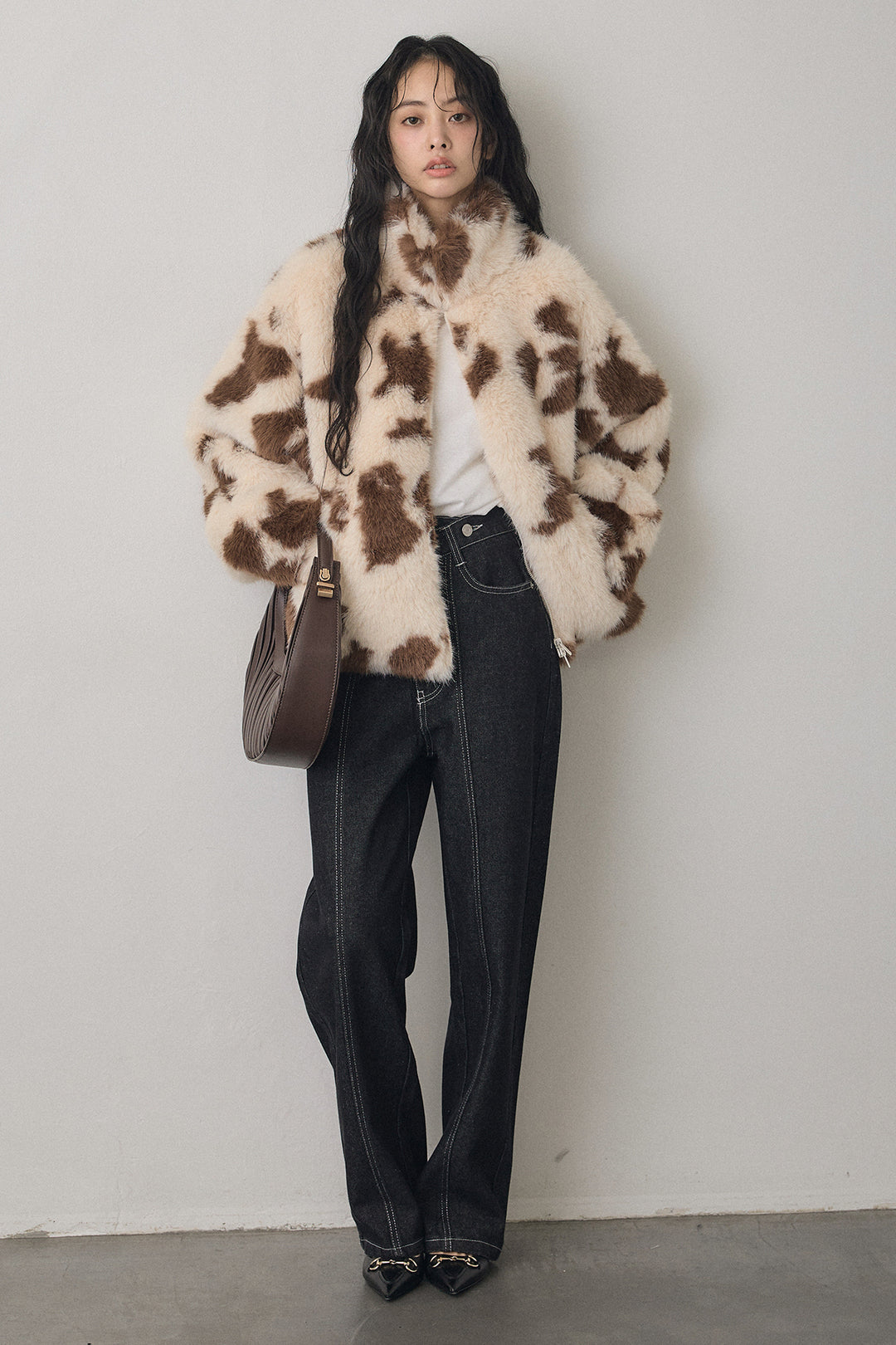 [予約]ウエストアシメデニムパンツ