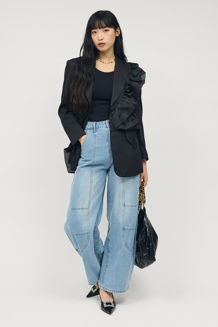 [予約]アシメフリルマニッシュジャケット