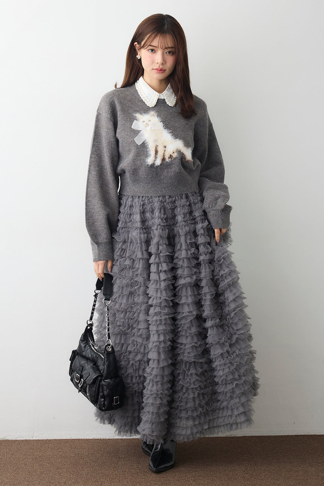 [予約]ホイップチュールティアードスカート