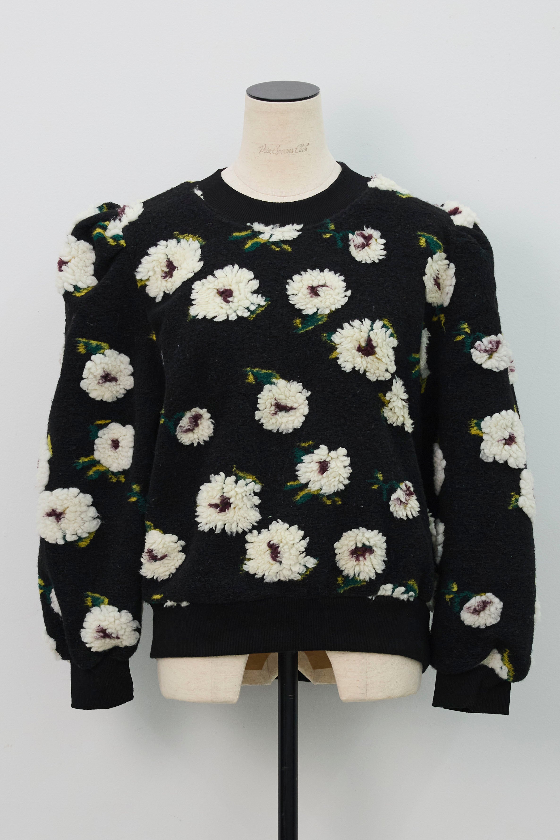 予約]ボアフラワーモチーフニット – Frene