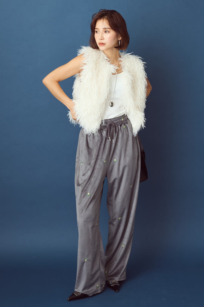 【no.】ファーベスト no. | ナンバー FUR VEST (CAMEL) / ファーベスト(キャメル