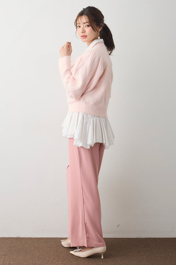 [予約]とろみドロストワイドパンツ