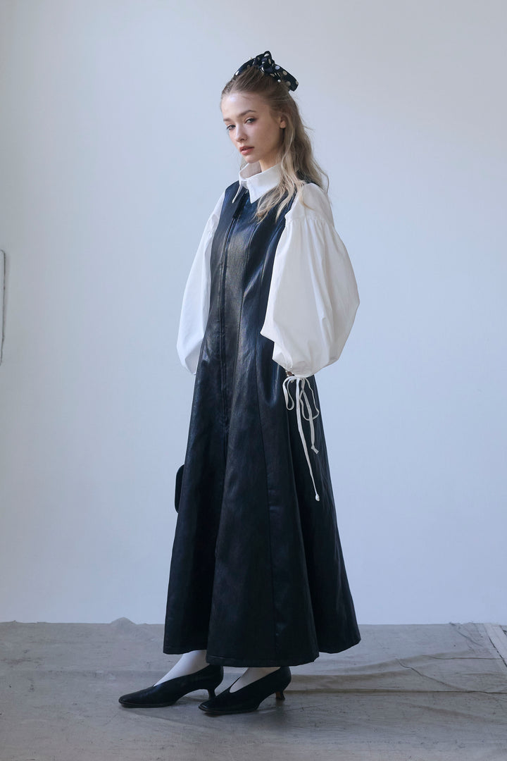 [予約]ワイドスリーブドロストクロップドシャツ