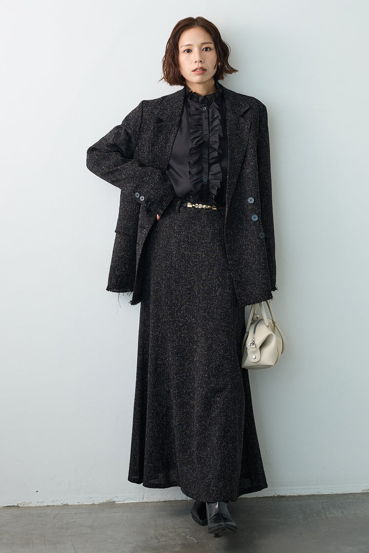 [予約]スラブネップツイードフリンジテーラージャケット