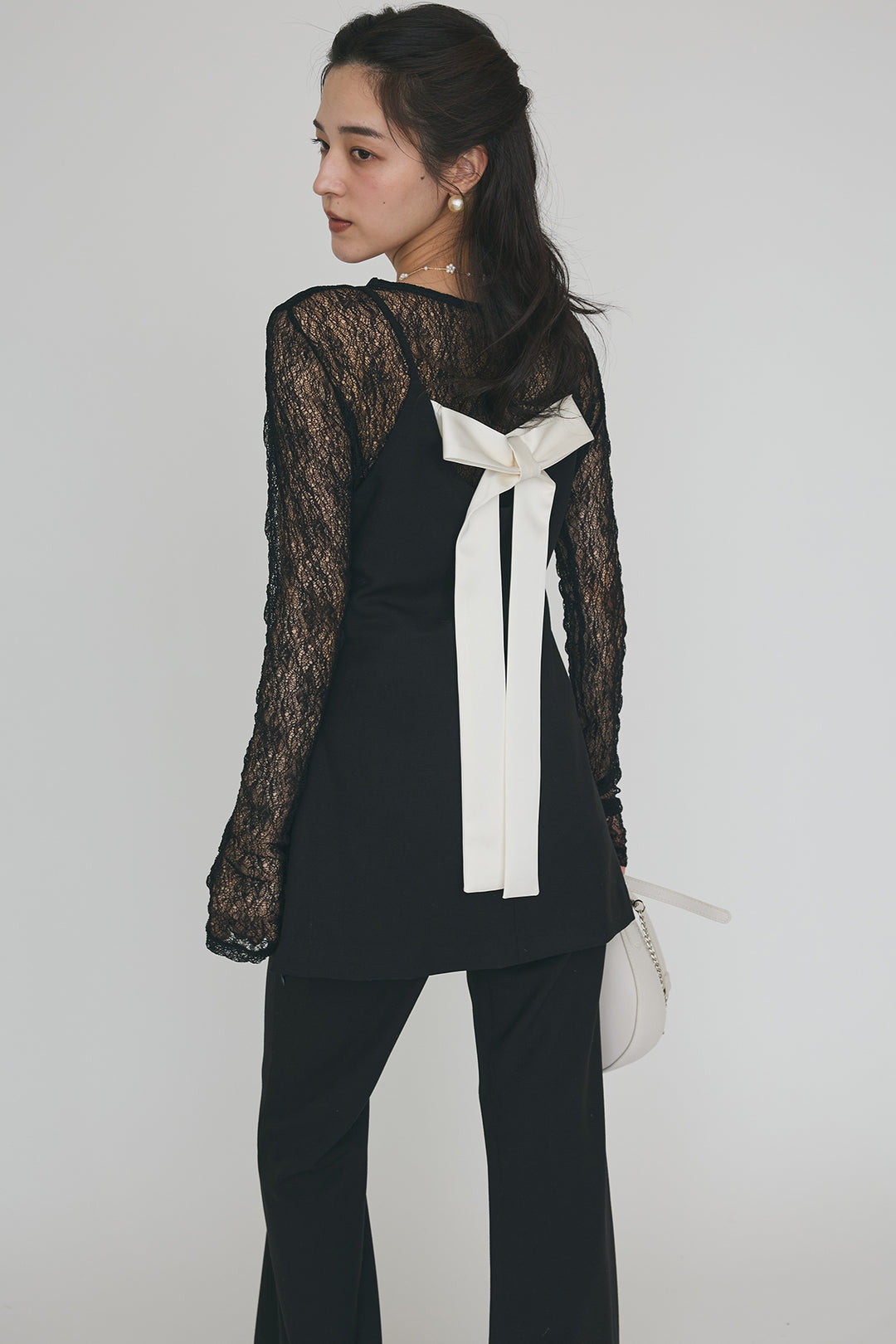 [予約]バックリボン美シルエットキャミチュニック