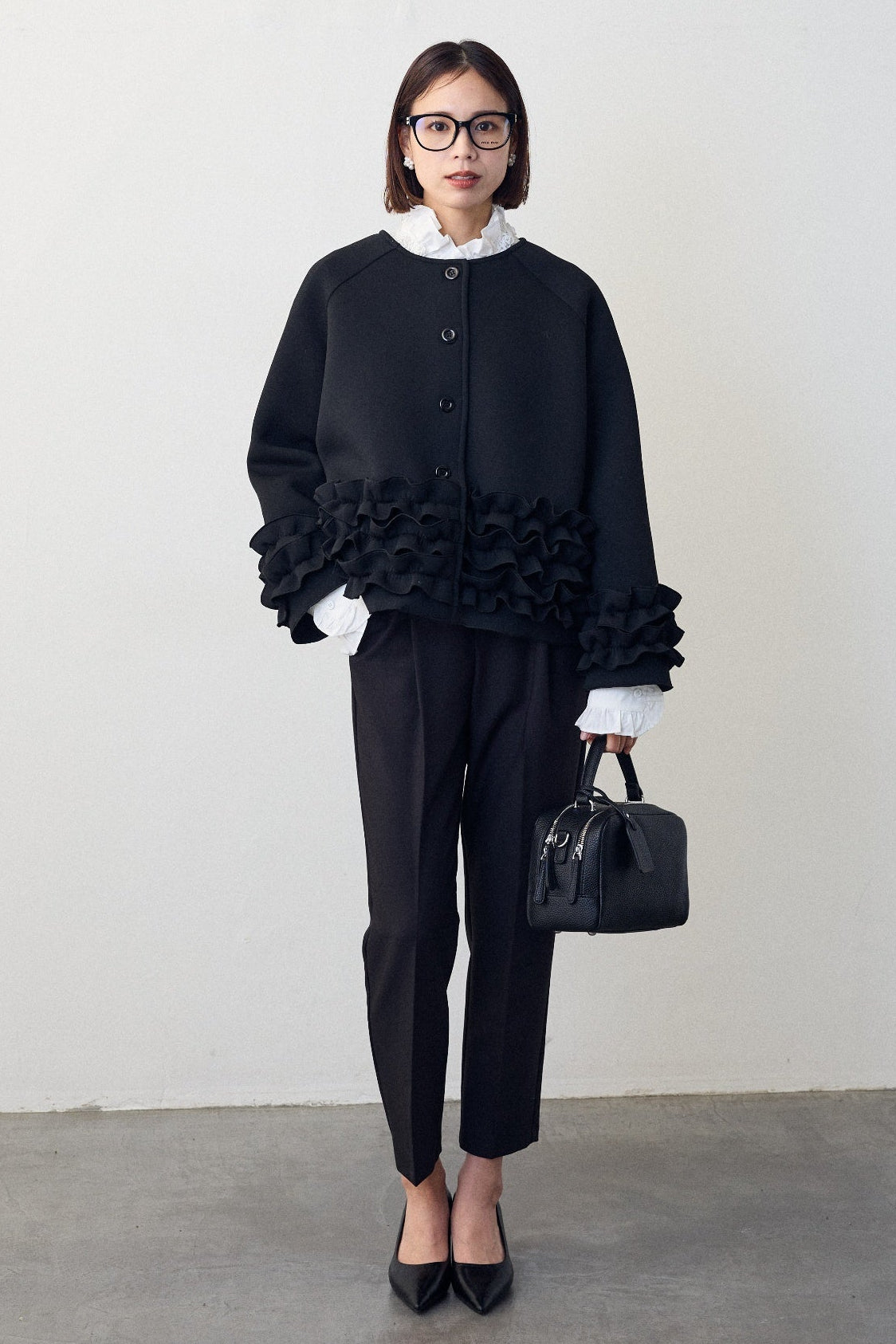 予約]テープヤーンシャギーレイヤードトップス – Frene