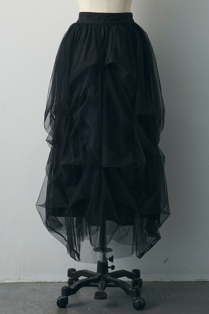 予約]マルチパターンタックチュールスカート – Frene