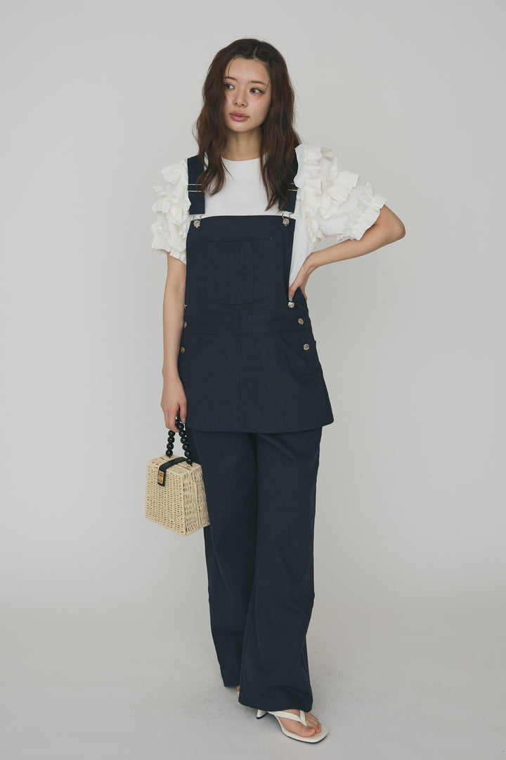 [予約]エプロンデニムサロペ