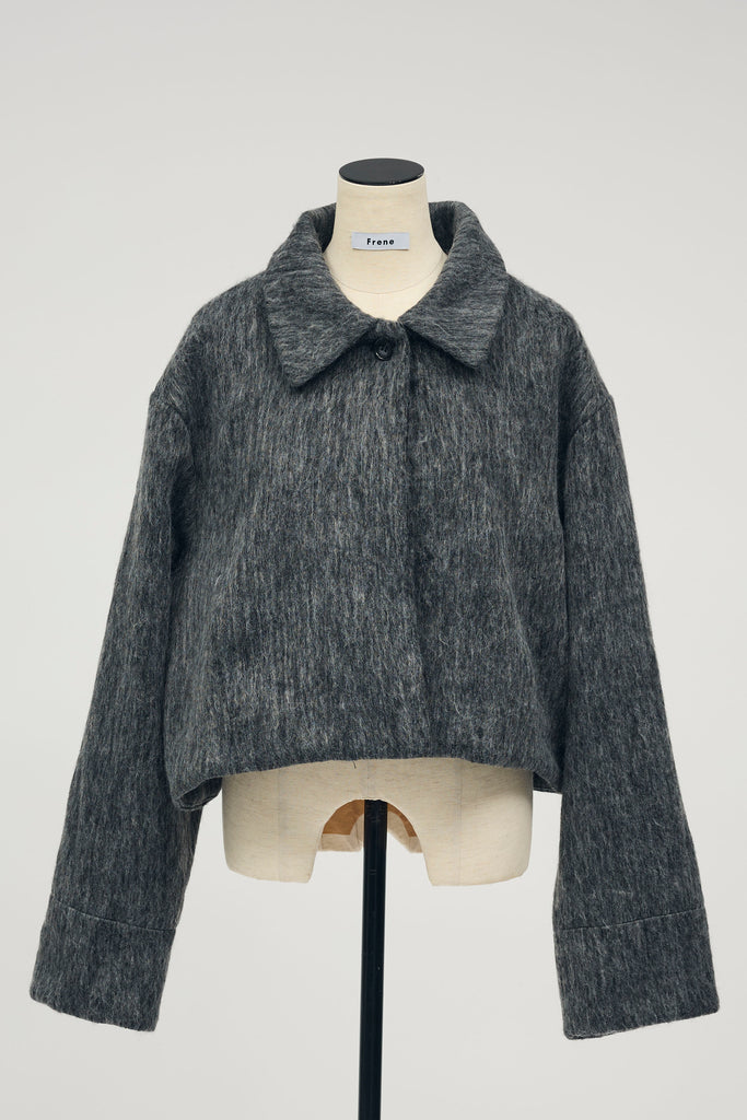 予約]シャギークロップドコート – Frene