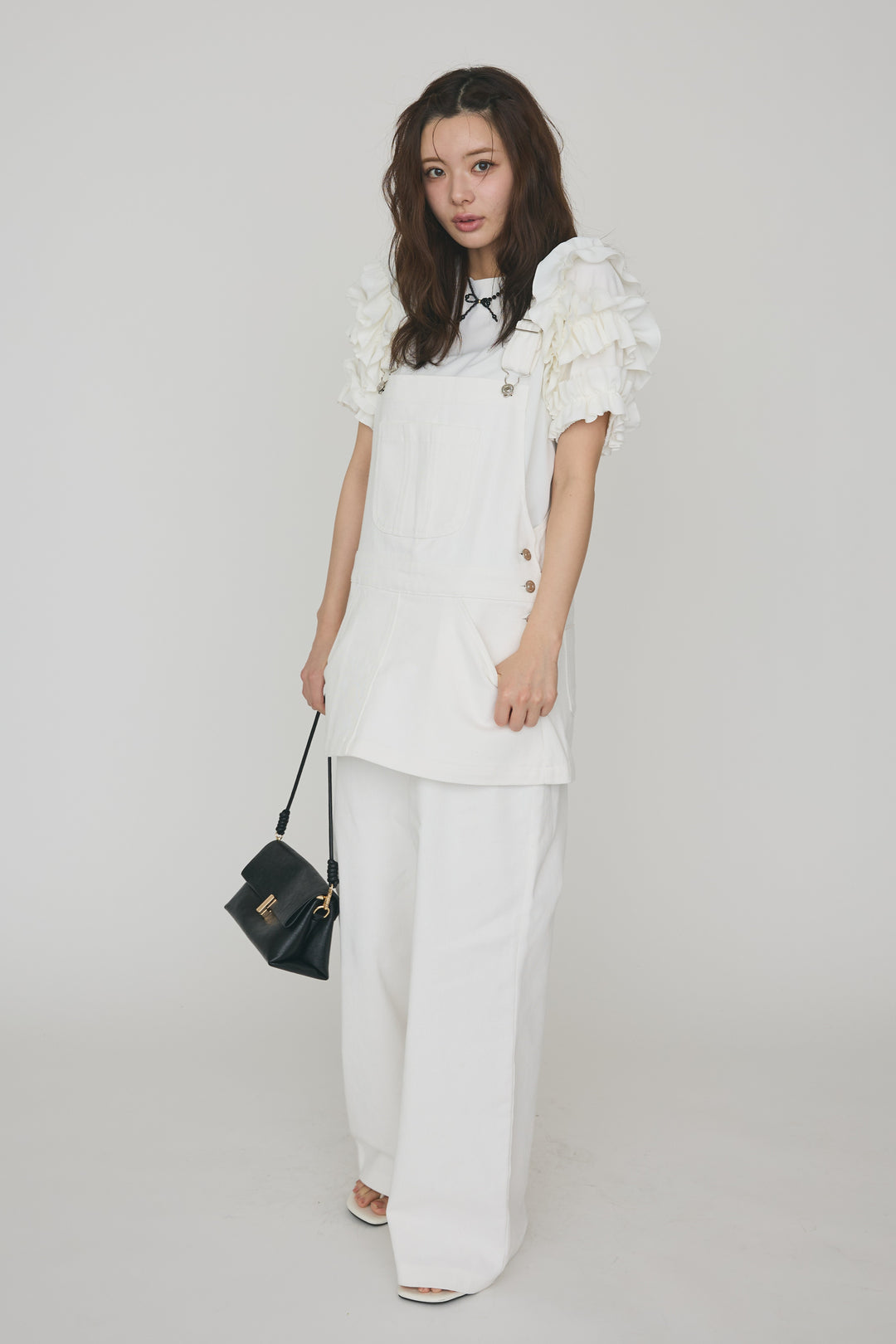 [予約]エプロンデニムサロペ