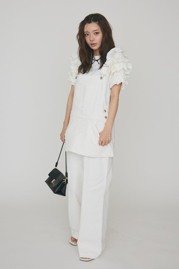 [予約]エプロンデニムサロペ