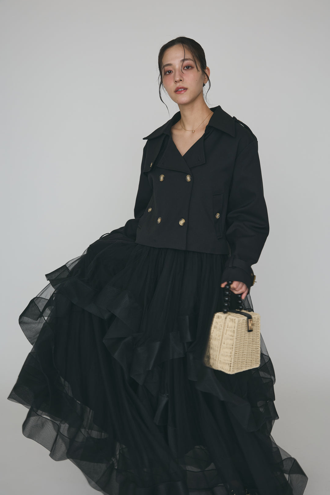 [予約]クラシカルショートトレンチ