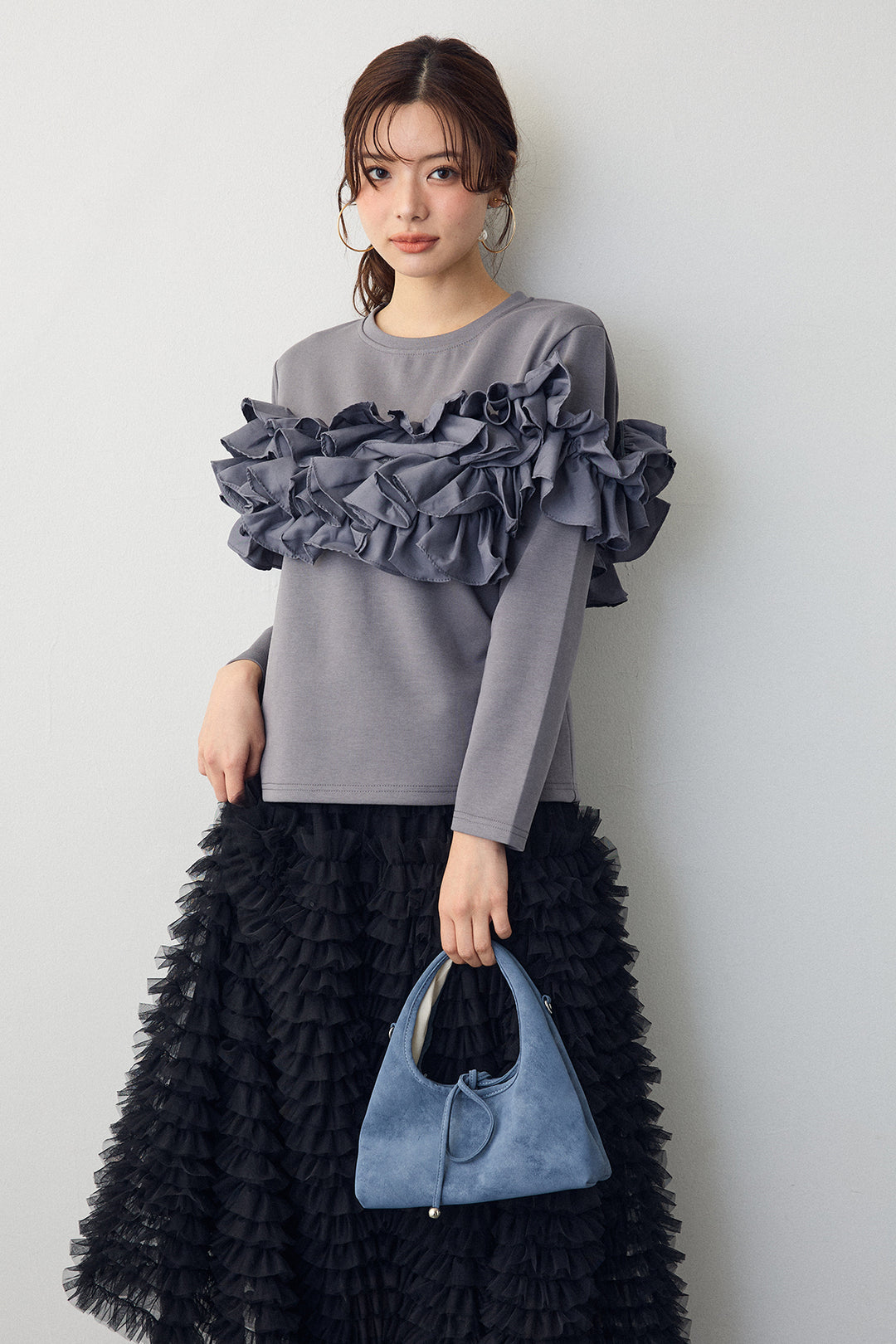 [予約]マルチウェイフリルプルオーバー