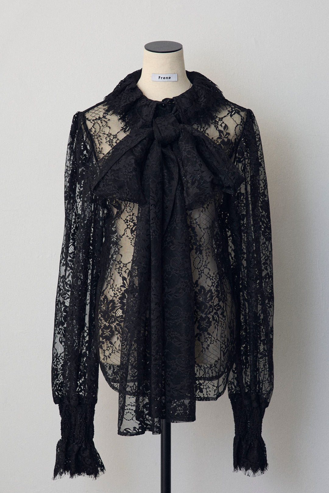 [予約]クラシカルレースボウタイブラウス