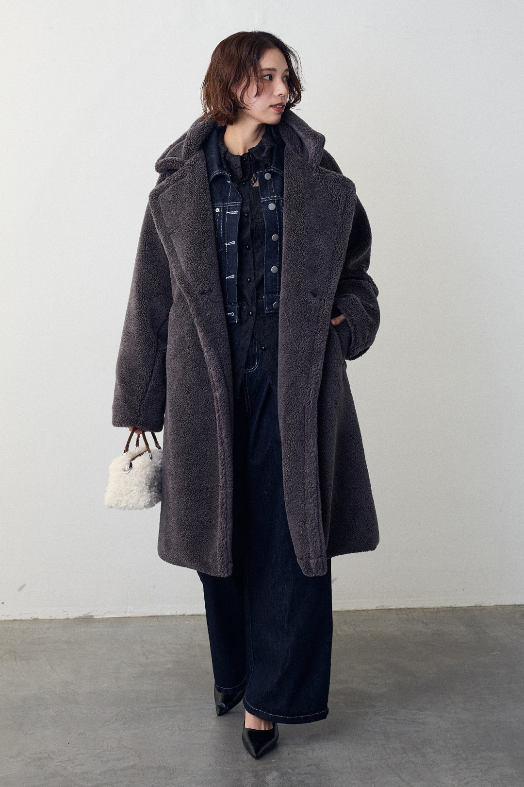 [予約]テディボアロングコート