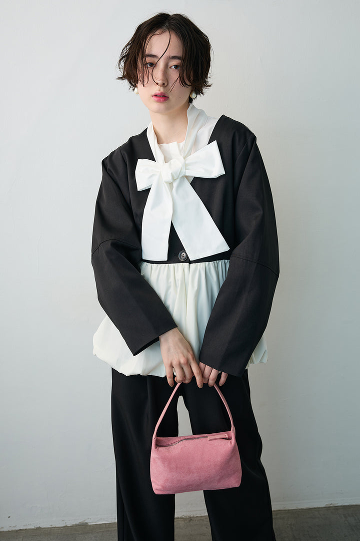 [予約]異素材ミックスバルーンジャケット