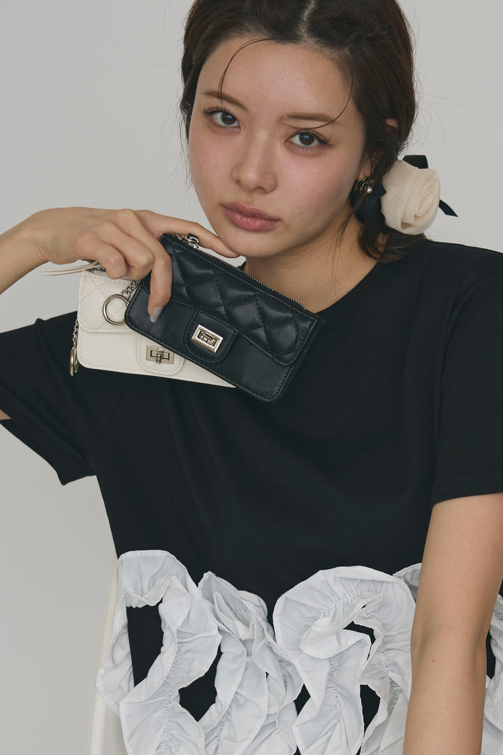 [予約]キルティングミニウォレットチャーム