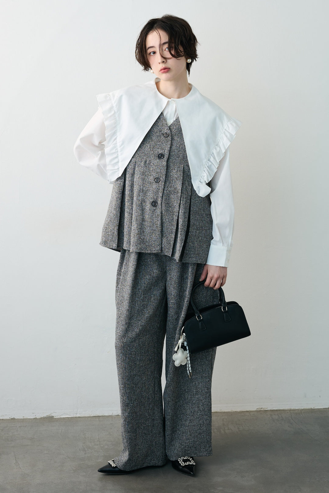 [予約]BIGフリルデザインシャツ