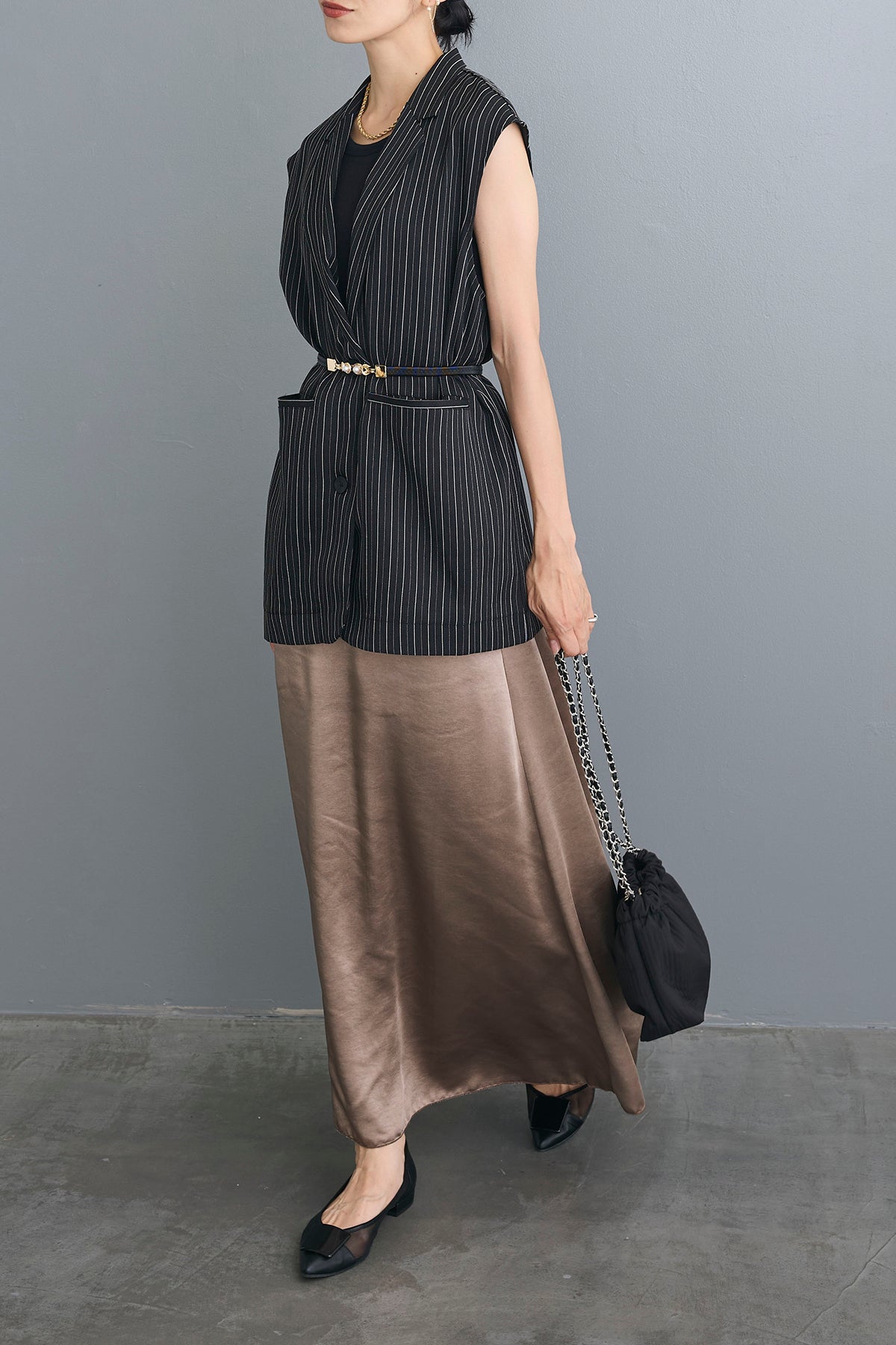 大晦日セール中！セット販売！ラメニット+チュールバルーンスカート (Frene) Skirt – Frene