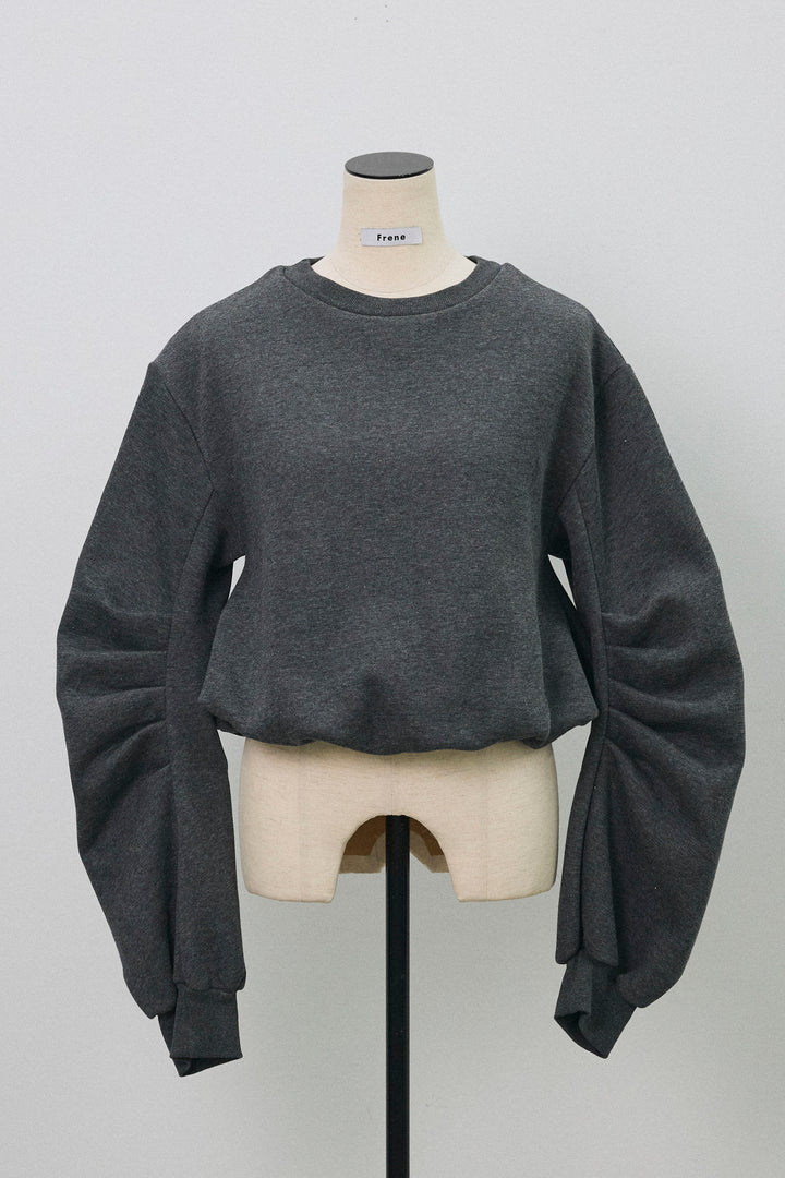 [予約]裏起毛バルーンスリーブプルオーバー