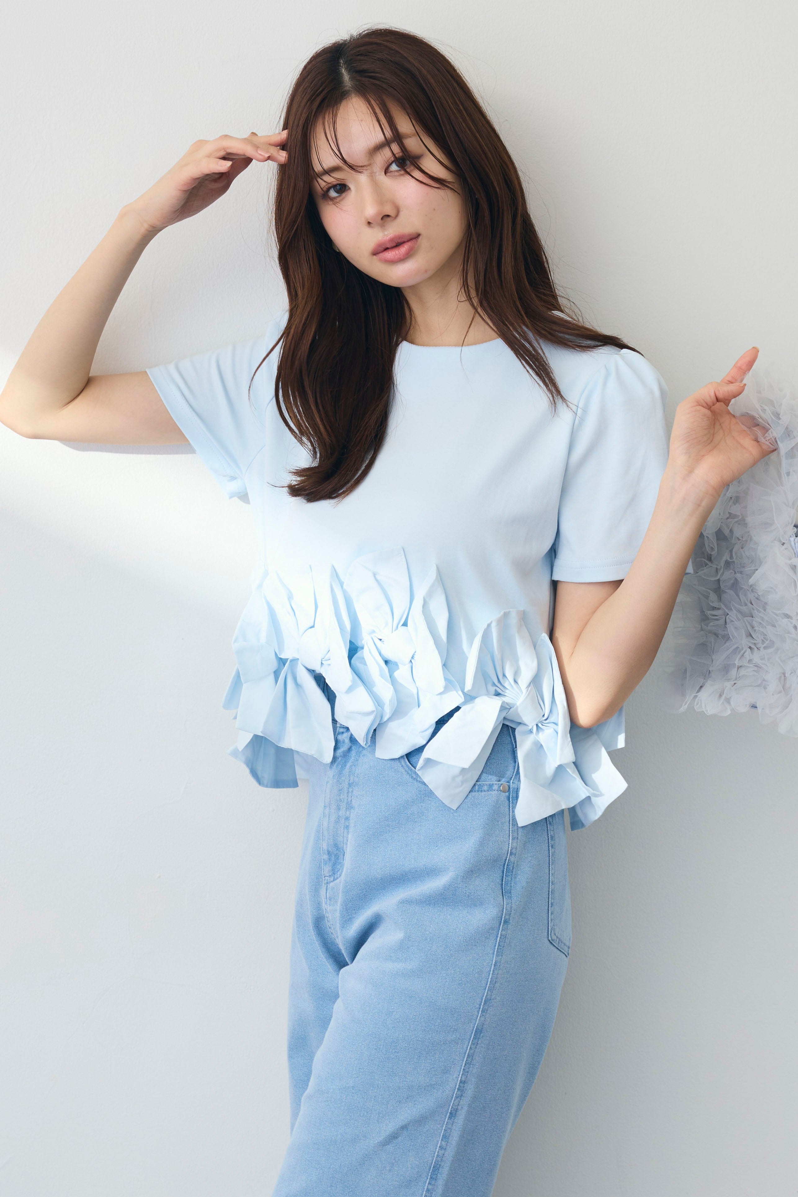 Frene】ボリュームスカート 予約]マルチパターンタックチュールスカート – Frene