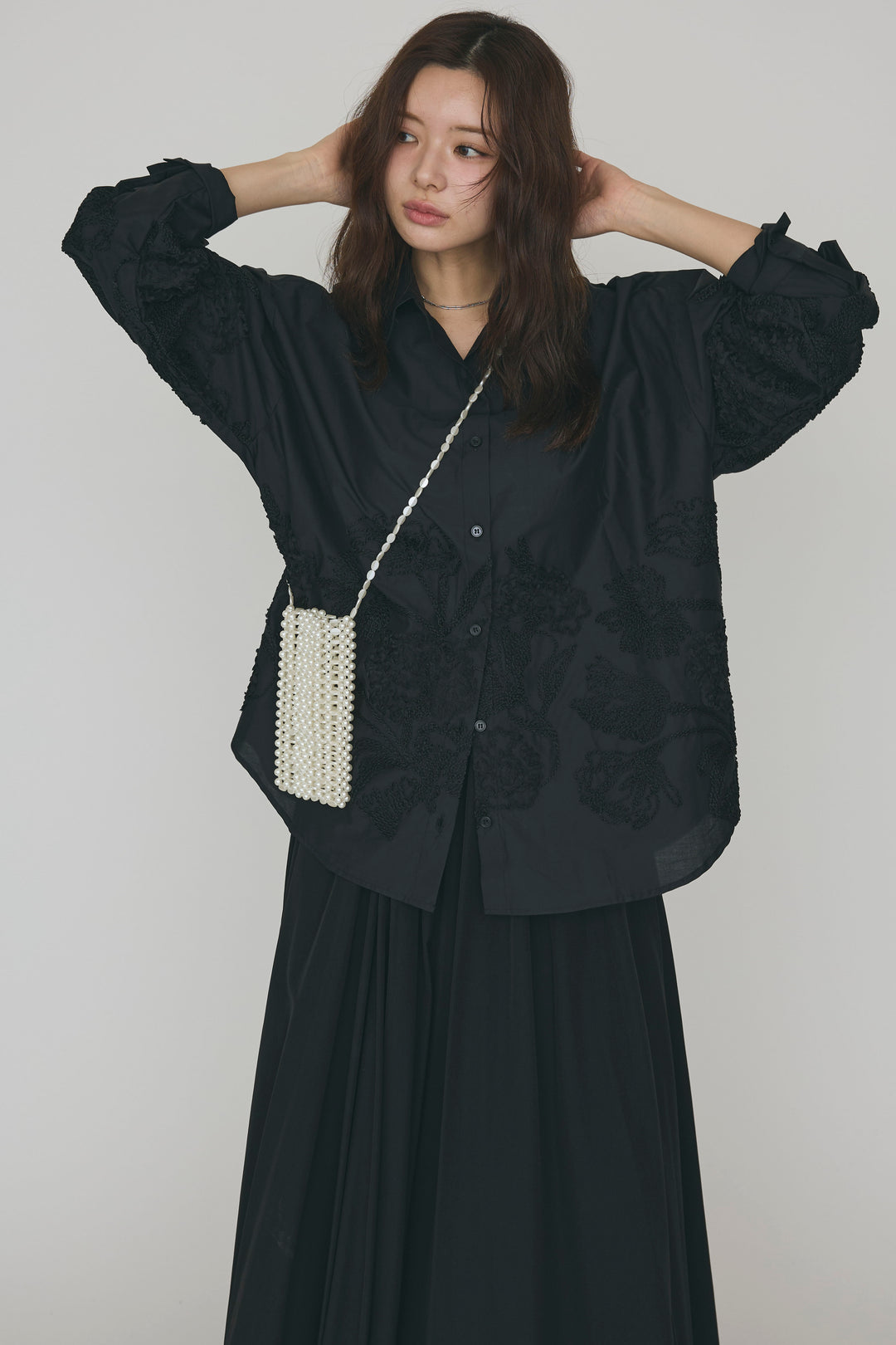 [予約]ビーズパールスマホショルダー