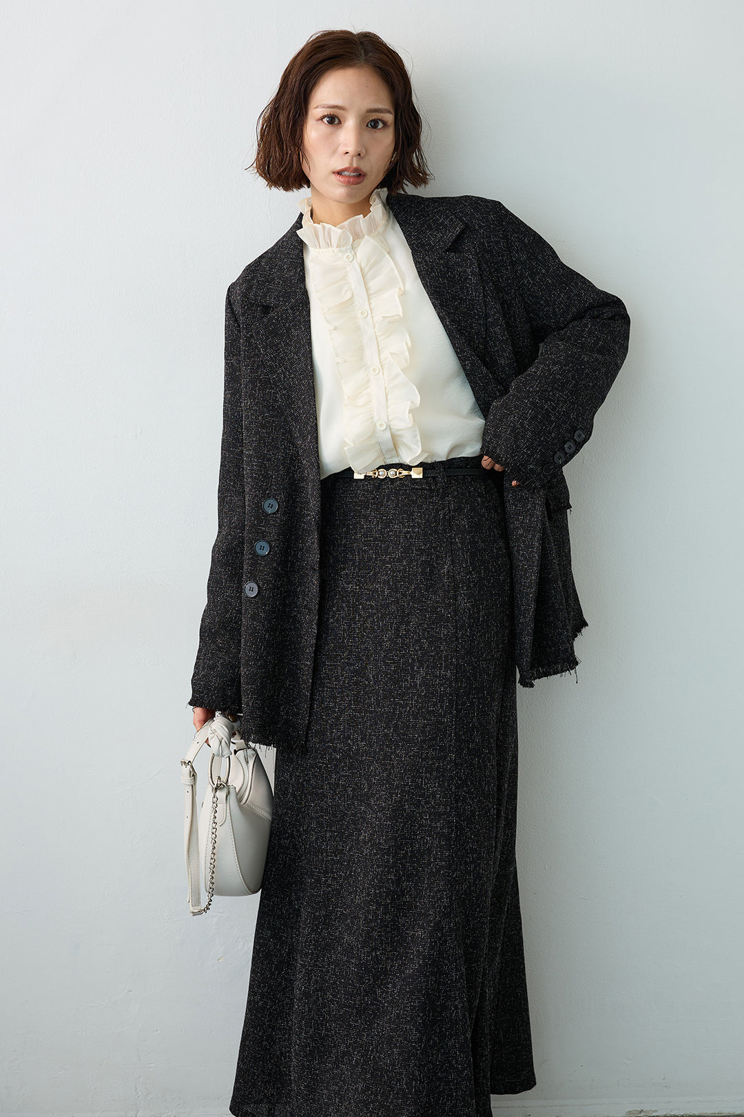 [予約]エアリーフリルブラウス