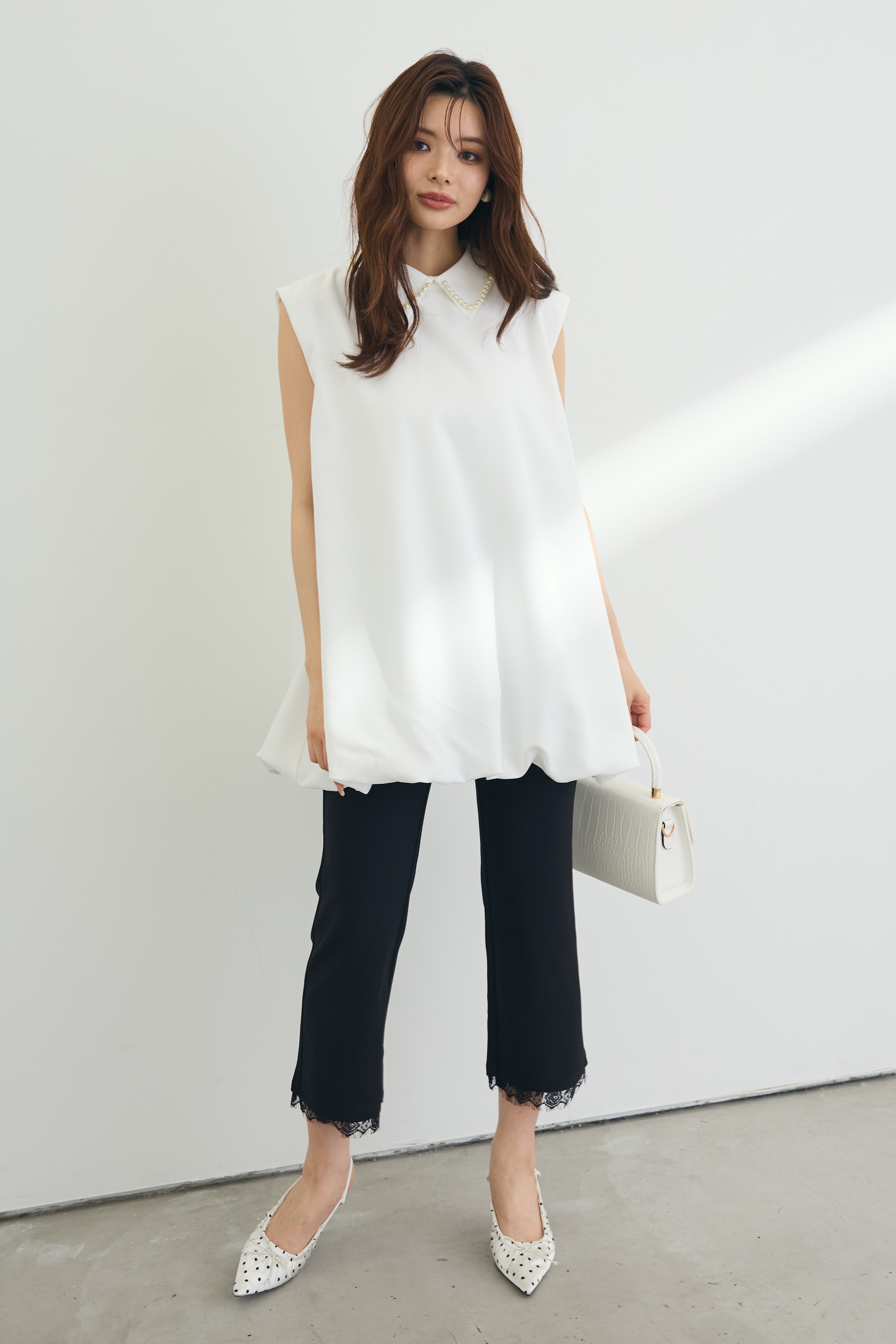 Freneレース襟シャツ、パールコートセット FRENE（フラーネ）Official Online Store – Frene