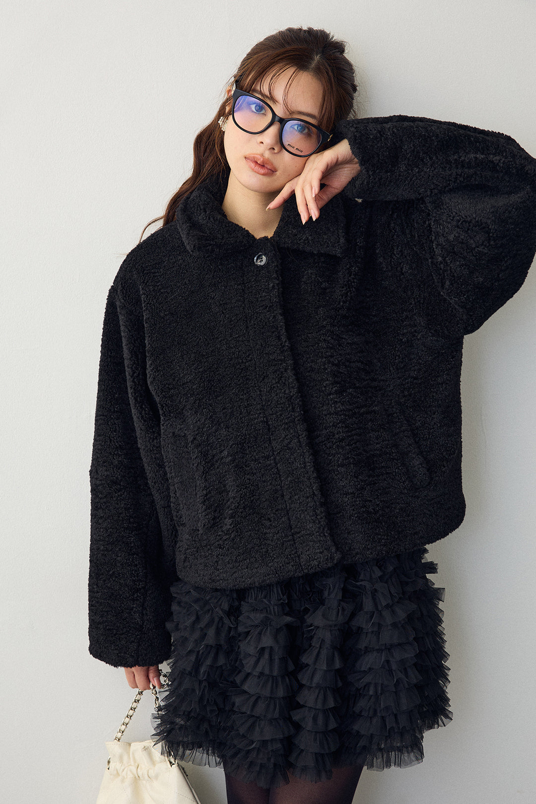 [予約]ボアコクーンスリーブジャケット
