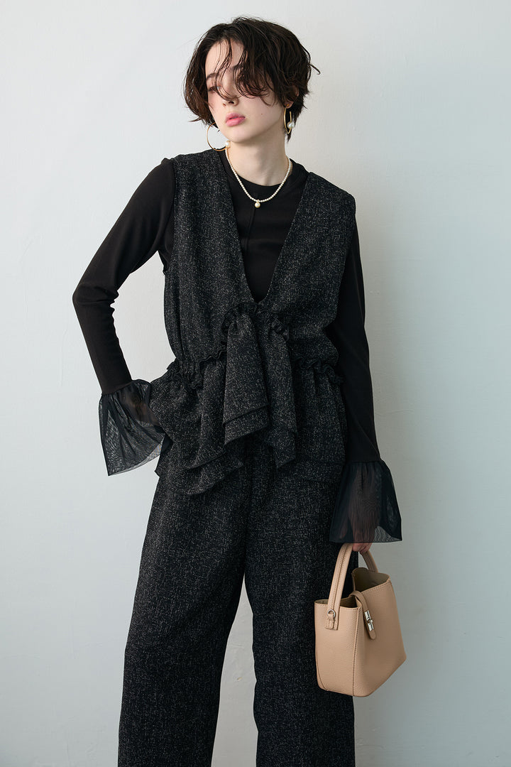 [予約]サマーツイードマルチウェイロンパース