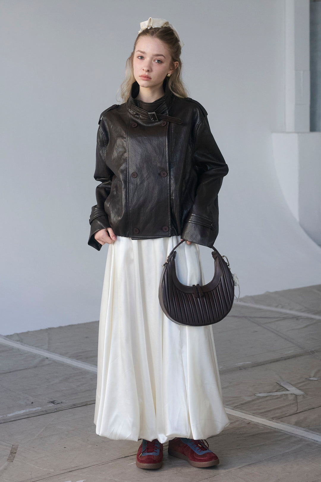 [予約]サテンシャイニーバルーンスカート