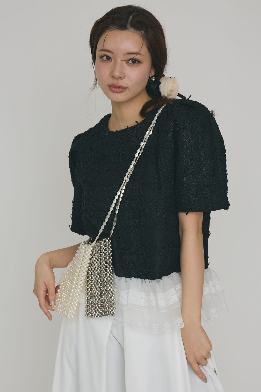 [予約]ビーズパールスマホショルダー