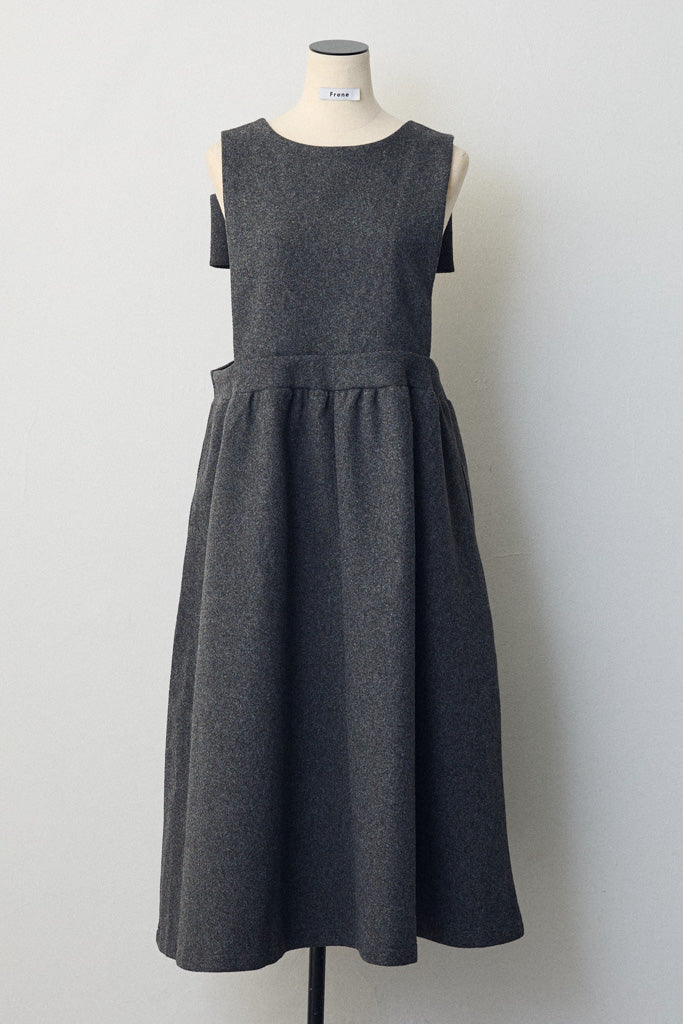 予約]バックリボンボックスシルエットジャンスカ – Frene