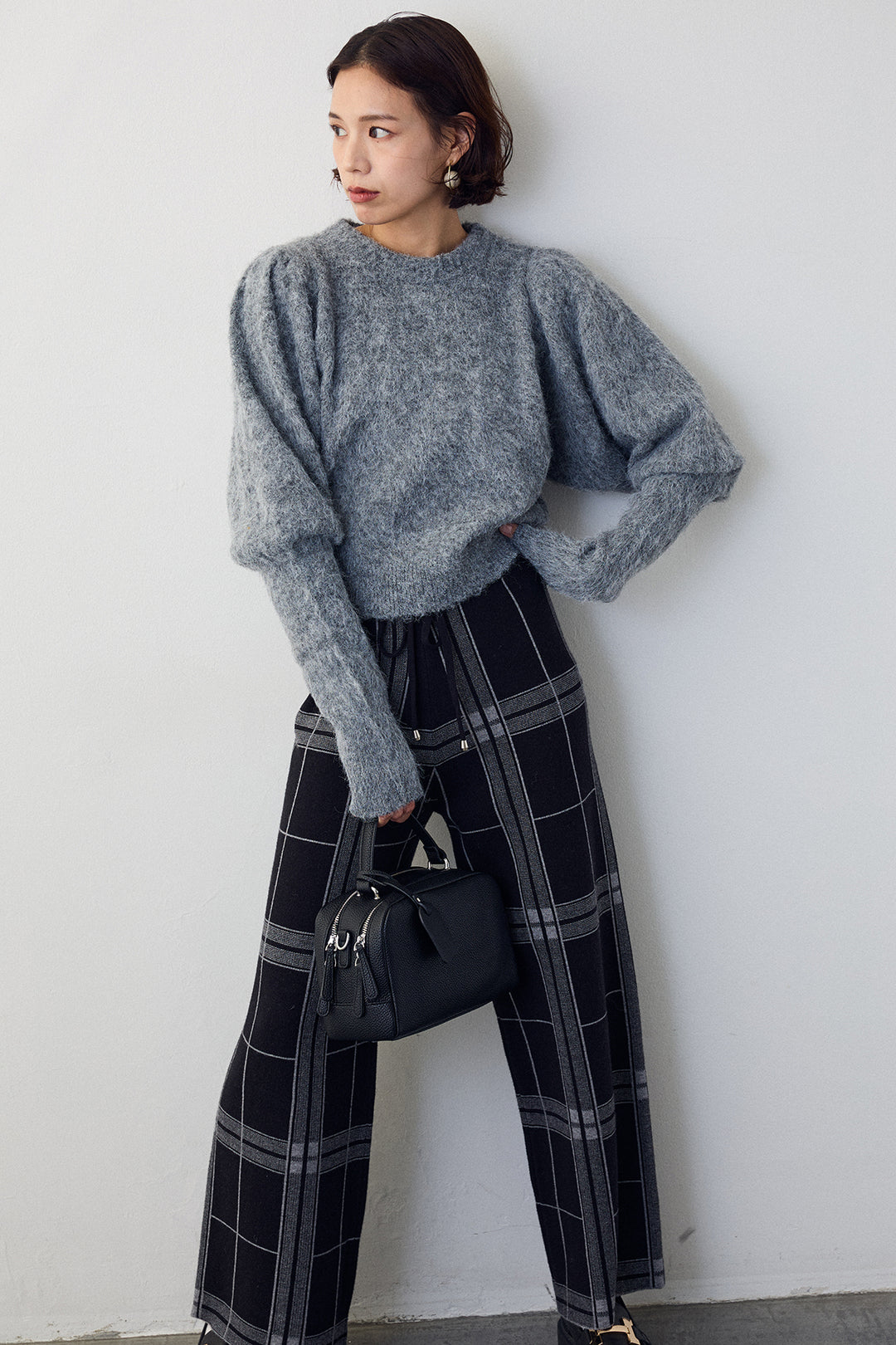 [予約]モヘアパフスリーブプルオーバー