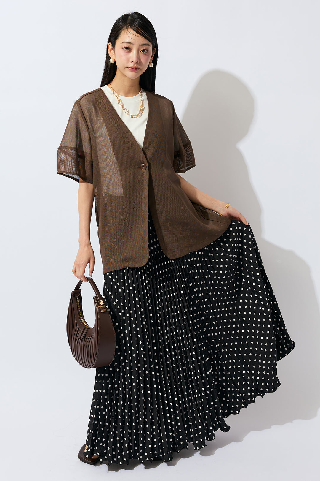 [予約]メッシュパフスリーブシアージャケット