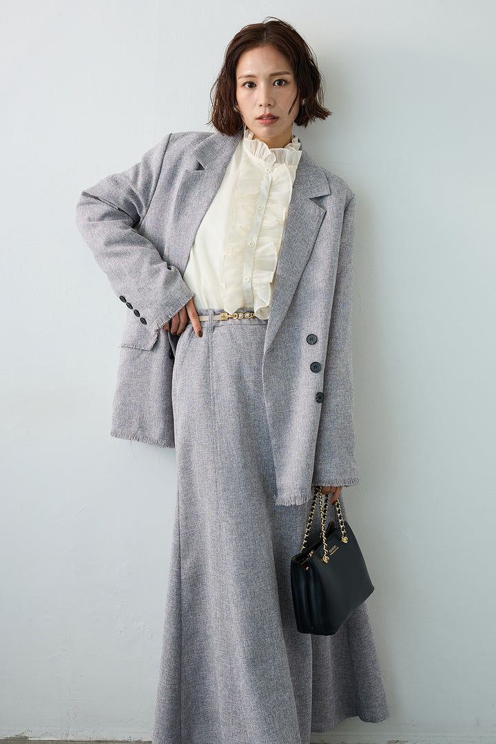 [予約]エアリーフリルブラウス