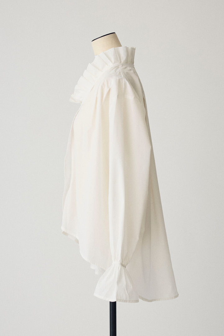 [予約]ダブルプリーツカラーブラウス