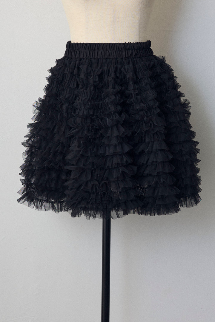 [予約]ホイップチュールミニ丈スカート