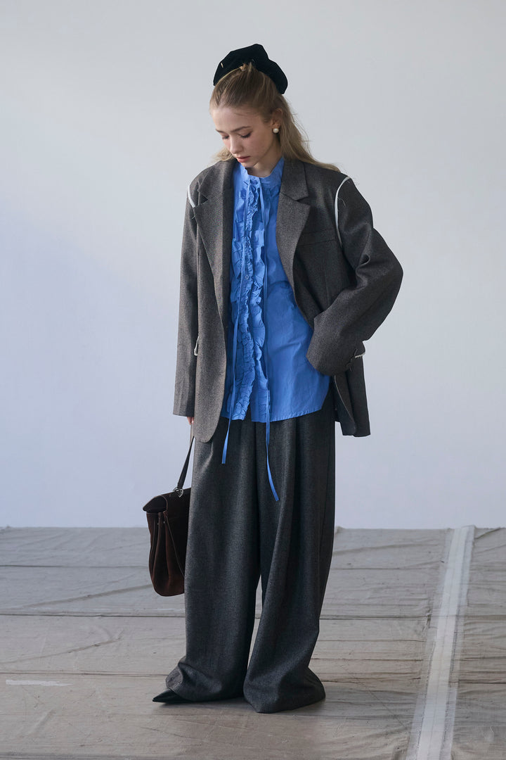 [予約]ライトツイードマニッシュジャケットセットアップ