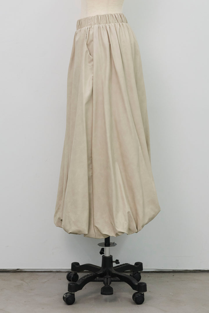 [予約]レザーライクバルーンスカート