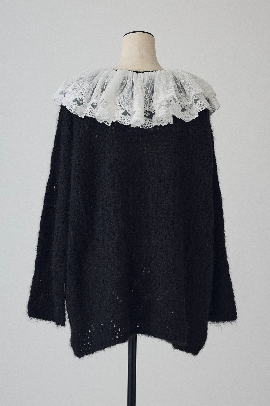 [予約]ダブルレースカラードッキングニット