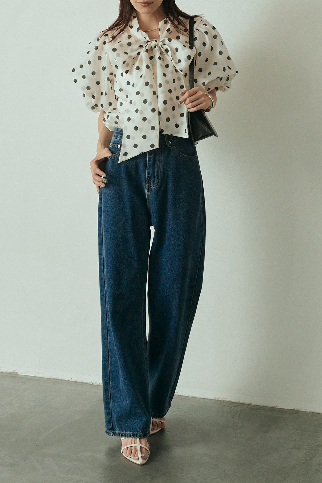 [予約]ハイウエスト美ラインデニム