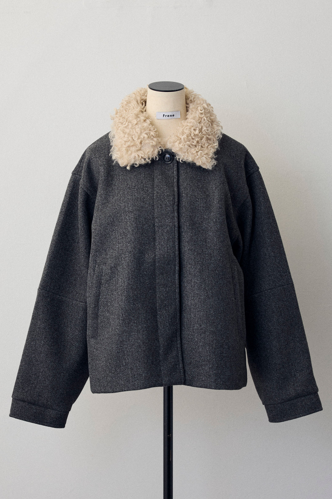 [予約]プードル襟2wayコート